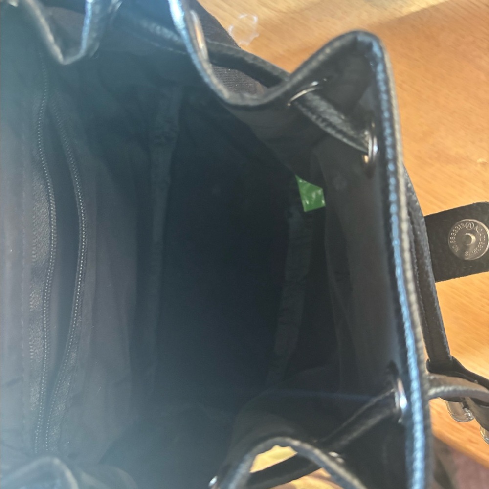 Black Leather Handbag